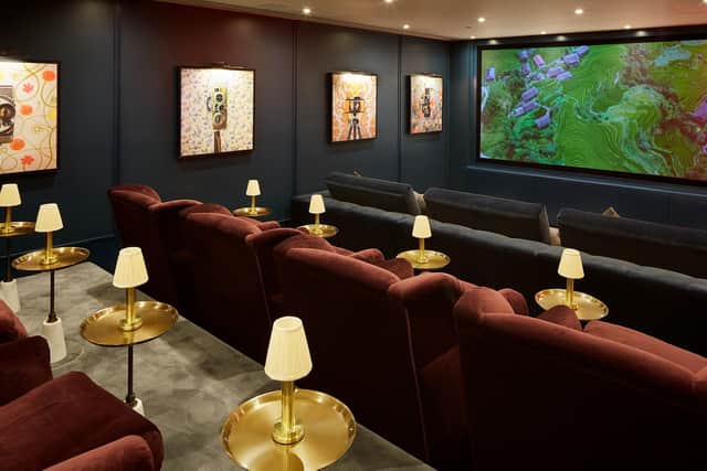 Cheval Gloucester Park has an in-house 12-seater luxury cinema room and a gym. Pic: Contributed