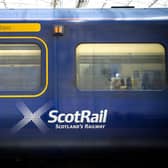 Strike action will cause travel disruption, ScotRail has warned.