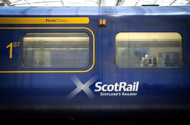 Strike action will cause travel disruption, ScotRail has warned.