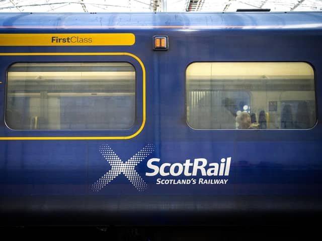 Strike action will cause travel disruption, ScotRail has warned.