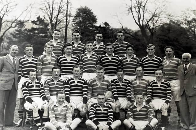 Jack (front right) in the Melrose team of 1951/52