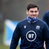 Sam Hidalgo-Clyne training with Scotland at Oriam this week. Picture: Craig Williamson/SNS