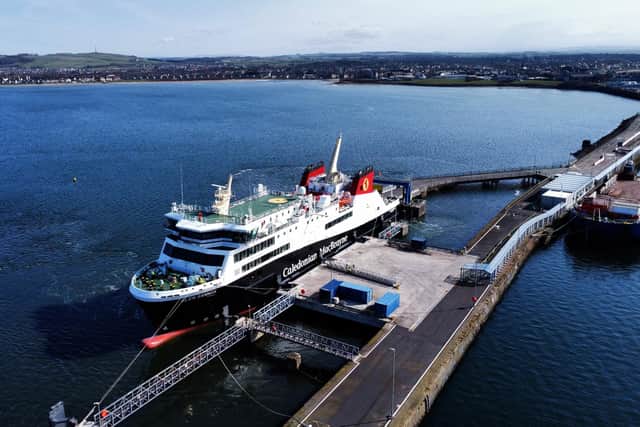 The £200 million CalMac ferry Glen Sannox, that has been in service for fewer than 18 months, is to be tied up in port as a standby vessel in case anything goes wrong with the rest of the fleet (Picture: John Devlin)