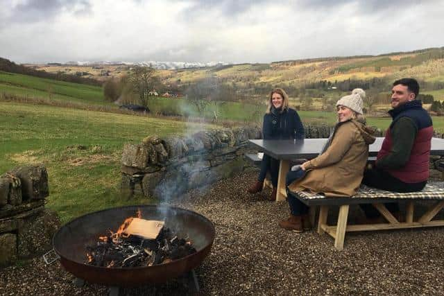 A group enjoying a staycation in Perthshire. Pic: VisitScotland