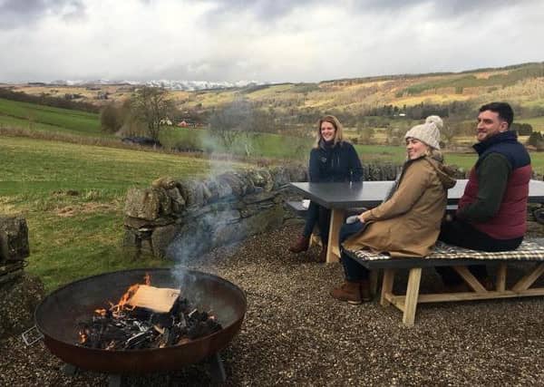 A group enjoying a staycation in Perthshire. Pic: VisitScotland