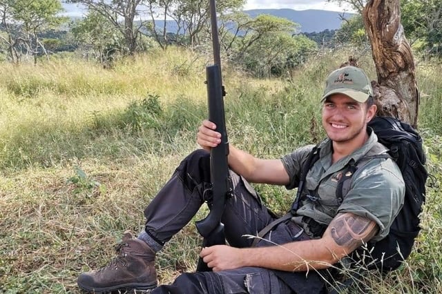 Kieran Munns was rushed to hospital after the incident but refuses to give up on the endangered species.