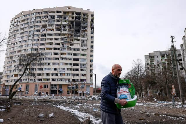 Ukraine has accused Russian forces of targeting civilians (Picture: Dimitar Dilkoff/AFP via Getty Images)