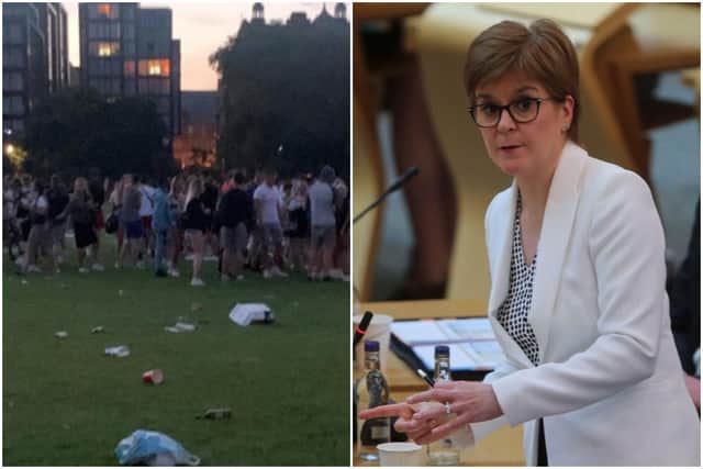 The First Minister also asked that people who spend time outside take their litter away with them or dispose of it responsibly.