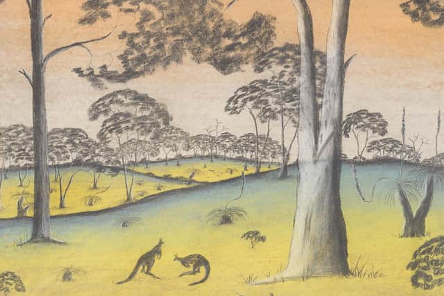 Work created by Aboriginal children sent to the Australian settlement of Carrolup in the 1940s will be going on display at Glasgow University next month. Picture: Mark Williams