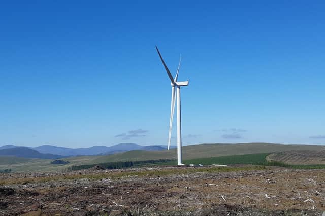 Turbine E02 - located in the southern part of Vattenfall’s South Kyle Wind Farm - becomes the first of 50 turbines to be assembled and installed on site.