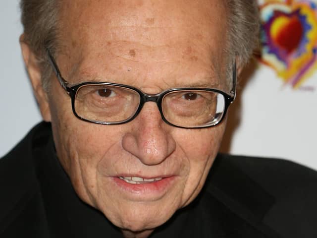 Larry King pictured in 2007