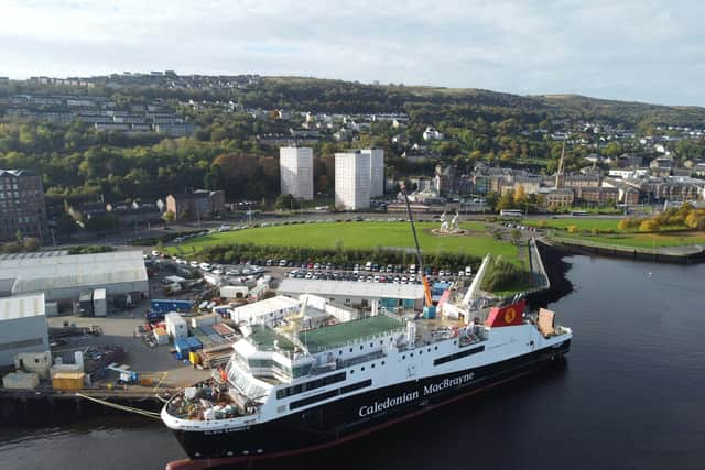 The Glen Sannox ferry. Picture: John Devlin