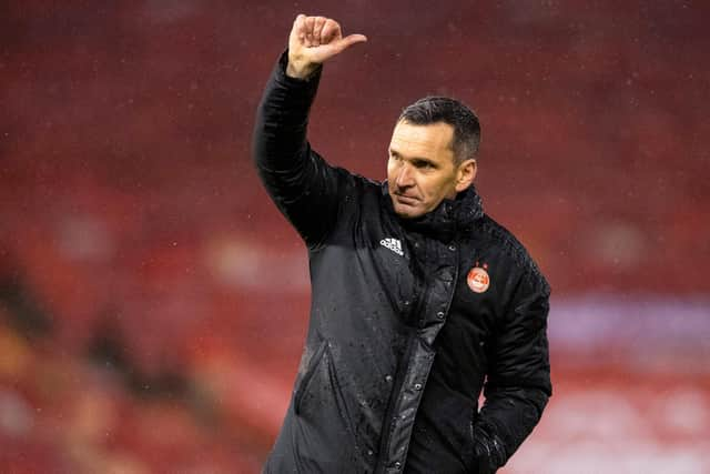 Aberdeen manager Stephen Glass. (Photo by Ross MacDonald / SNS Group)