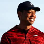 Tiger Woods will return to competitive golf at next week's PNC Championship. (Photo by Mike Ehrmann/Getty Images)