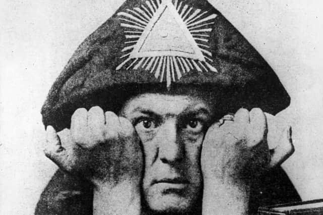 English writer and occultist Aleister Crowley - not a great role model for kids