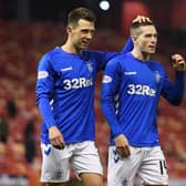 Ryan Jack and Ryan Kent are both close to making a return to the Rangers squad. Picture: SNS