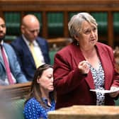 Christine Jardine MP in the House of Commons Chamber