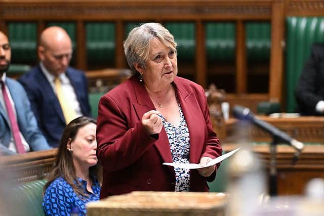 Christine Jardine MP in the House of Commons Chamber