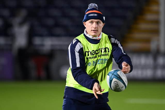 Edinburgh's Cammy Hutchison has signed a new contract. (Photo by Paul Devlin / SNS Group)