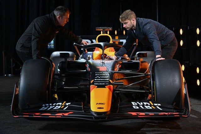Another view of Red Bull's car for the 2023 F1 season. The team also announced that fans would be given the opportunity to design three bespoke liveries for the trio of races scheduled to take place in the USA this year - in Miami, Austin and Las Vegas.