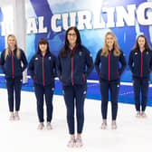 The Team GB team, pictured from left, Vicky Wright, Hailey Duff, Eve Muirhead, Mili Smith and Jen Dodds. Picture by Graeme Hart.