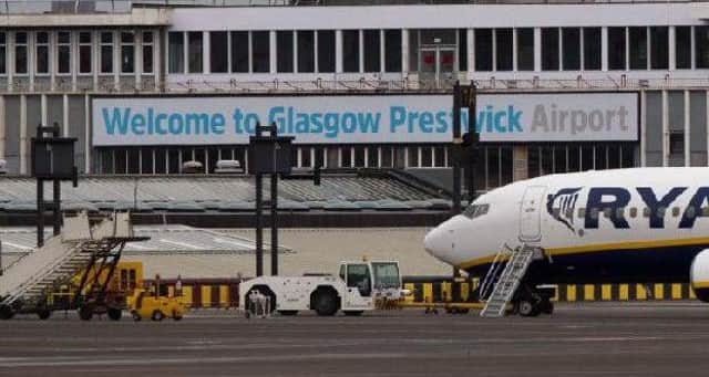 Ryanair is Prestwick's sole passenger airline