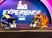 Helmets from the Los Angeles Rams and the Cincinnati Bengals. Picture: Rich Fury/Getty Images