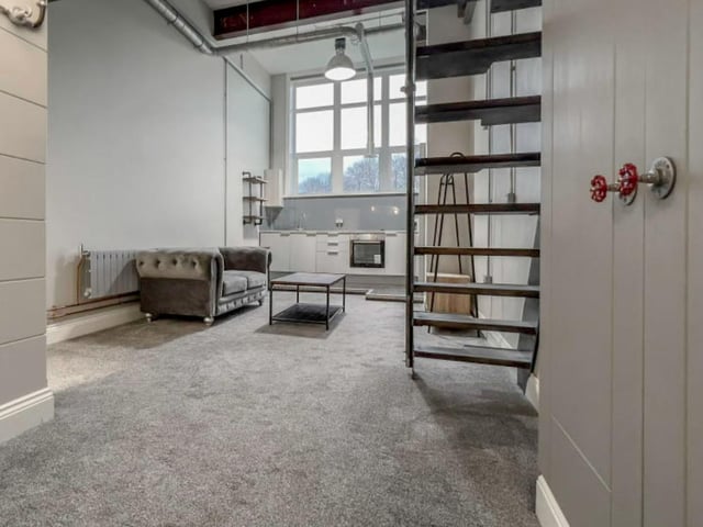 This newly built, fully furnished flat has just the one bedroom and one bathroom, but is also very roomy and has that modern feel to it. The rent is £179 a week.