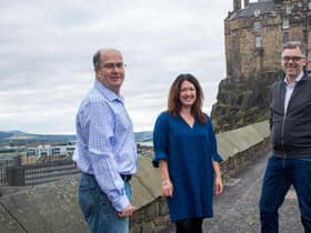 Members of the Siccar management team: chief technology officer Stuart Fraser, chairperson Carolyn Jameson and chief executive Peter Ferry.