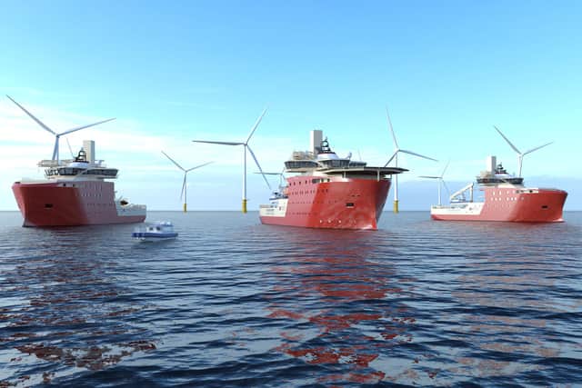 Aberdeen’s North Star Renewables is to design and deliver a service vessel fleet for Dogger Bank Wind Farm.