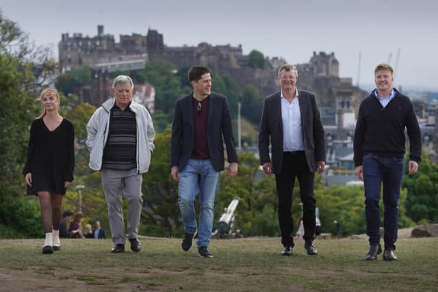 Claire Cramm, Iain Anderson, Benjamin O'Brien, Paul Atkinson and Tom Croy. Picture: Stewart Attwood