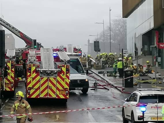 Cath Ruane captured the scale of the response passing the iconic building