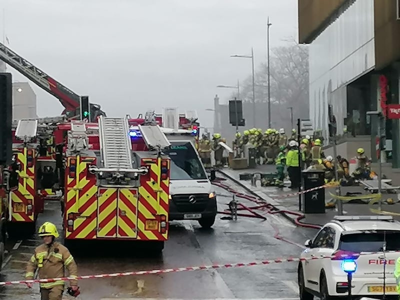 Cath Ruane captured the scale of the response passing the iconic building