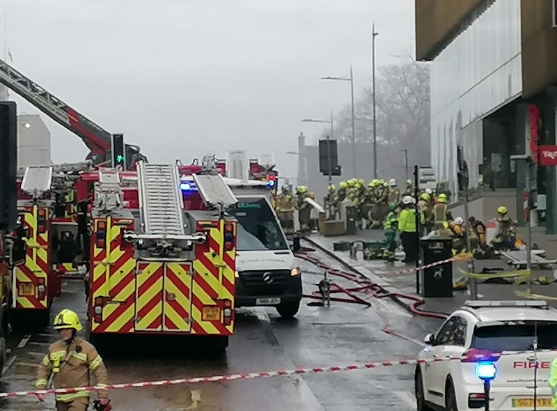 Cath Ruane captured the scale of the response passing the iconic building