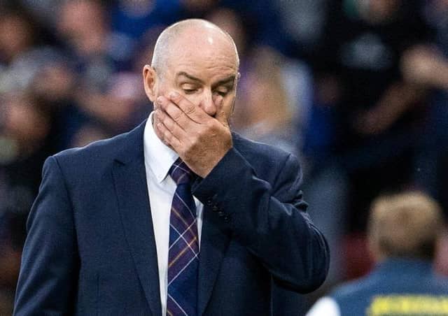 Scotland boss Steve Clarke saw the World Cup dream end at Hampden. (Photo by Alan Harvey / SNS Group)