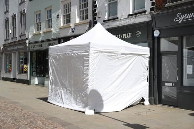 Excavation work is to begin at the cafe in Gloucester after police found "possible evidence" of where a suspected teenage victim of serial killer Fred West may be buried. (Picture credit: David Davies/PA Wire)