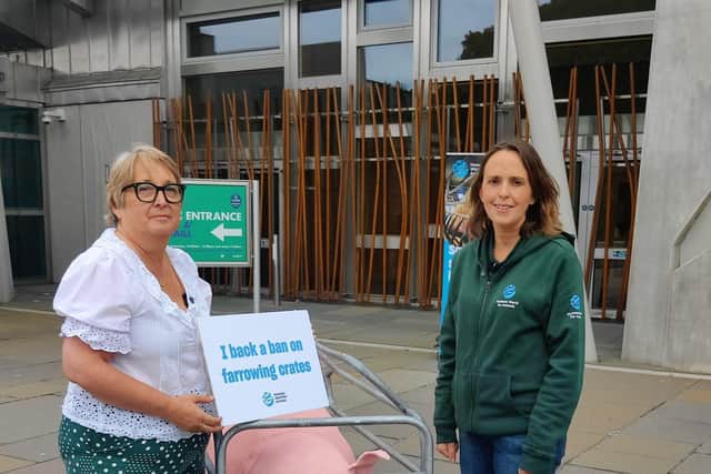 Christine Jardine backs a ban on farrowing crates