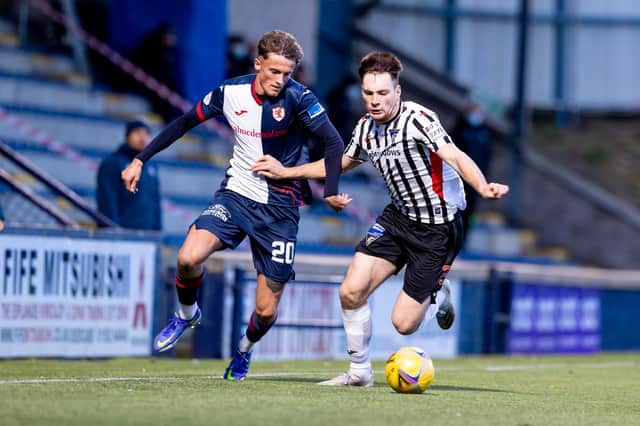 Ben Williamson also made his Raith debut after joining on loan from Rangers. (Photo by Alan Rennie / SNS Group)