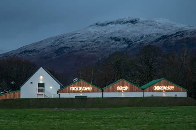 The Fort William-based Highland Soap Company has seen sales increase by 25 per cent over its last financial year. Picture: Iain Ferguson.