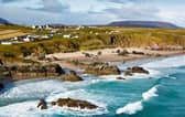 Sango Bay beach at Durness = one of Scotland's stunning North Atlantic beaches