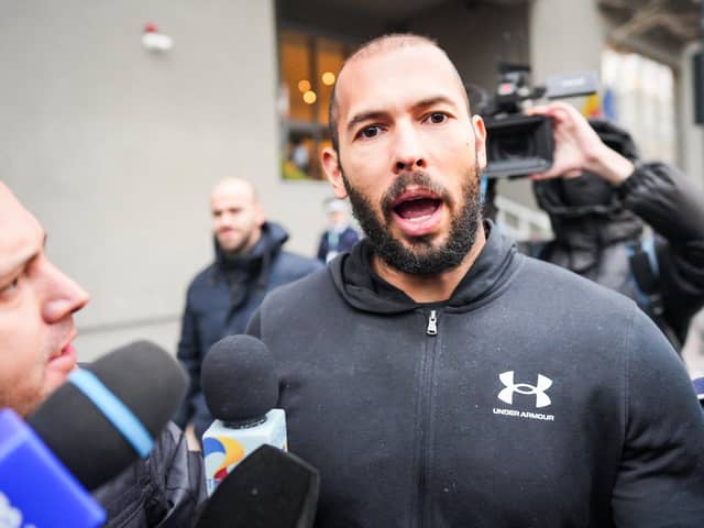 Social media influencers like Andrew Tate have been blamed for a rise in misogynistic attitudes in schools (Picture: Mihai Barbu/AFP via Getty Images)