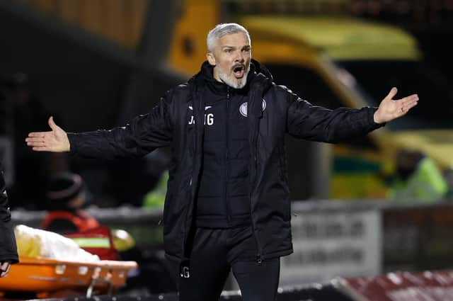 St Mirren manager Jim Goodwin.