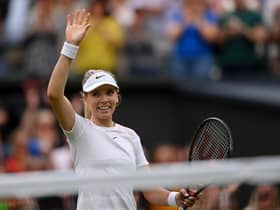 Katie Boulter is bidding to reach the last 16 at Wimbledon. (Photo by Justin Setterfield/Getty Images)