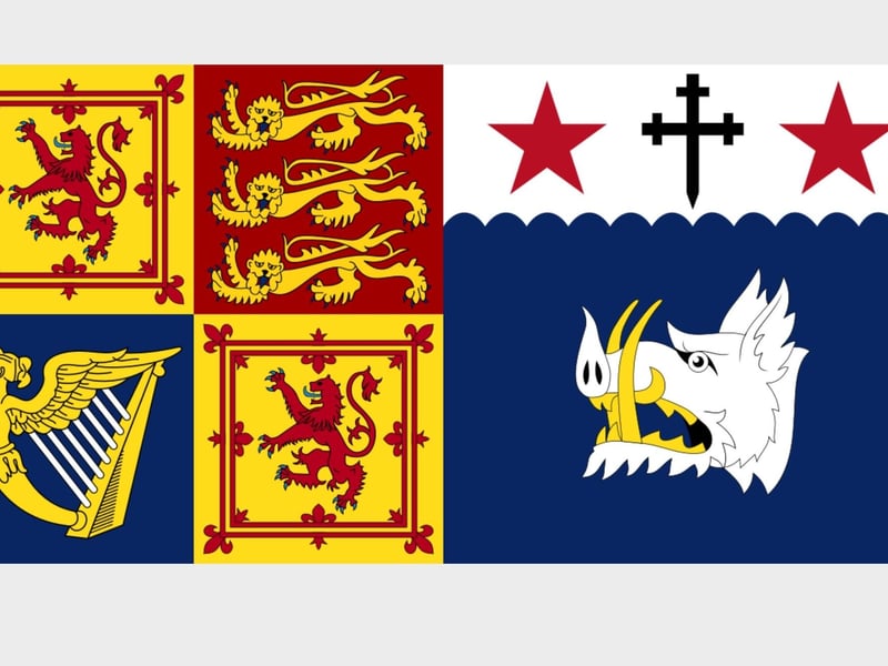While in Scotland the queen consort will use the Scottish version of the Royal Standard. The above represents the 2022 design for Camilla, the latest Queen Consort following the death of her majesty Queen Elizabeth II.