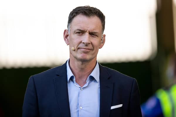 Chris Sutton has upset Stenhousemuir with his comments on the situation at Manchester United (Photo by Craig Williamson / SNS Group)