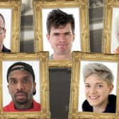 The five famous faces hoping to take home the series 15 Taskmaster trophy.