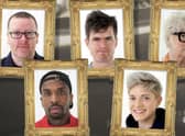 The five famous faces hoping to take home the series 15 Taskmaster trophy.
