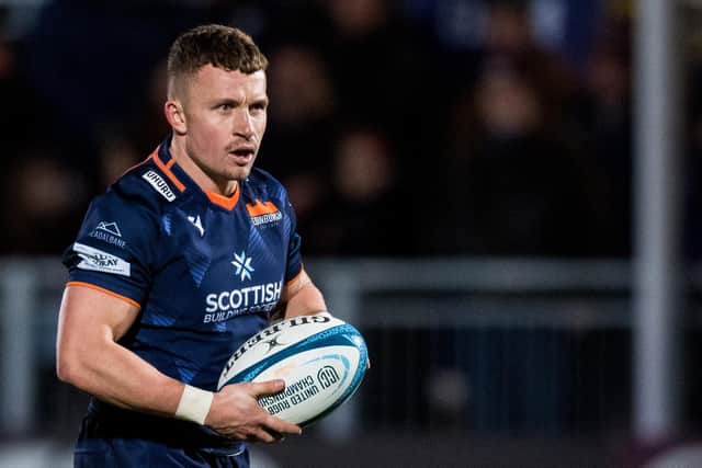 Ben Vellacott will focus on the upcoming weeks with Edinburgh.