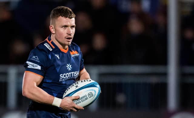 Ben Vellacott will focus on the upcoming weeks with Edinburgh.