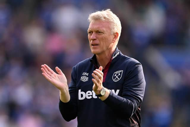 West Ham boss David Moyes is favourite to become the next Celtic manager if Ange Postecoglou departs for Tottenham. (Photo by Ross Kinnaird/Getty Images)